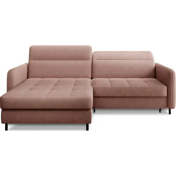 Sedací souprava Rohová rozkládací sedací souprava GOMSI 228 cm Raquel 24 lososová levá