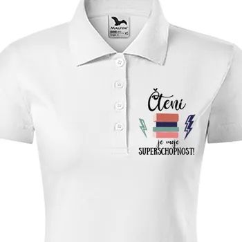 Dámská košile Polokošile Čtenáři | Polokošile Čtení je moje superschopnost