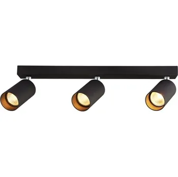 Bodové svítidlo Tracon SPGU10MA3B Stropní nastavitelné bodové svítidlo, černé 100-240VAC, 50Hz, 3xGU10, max.3x35W (Tracon SPGU10MA3B)