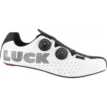 Pánská sportovní obuv Cyklistické tretry LUCK-PILOT road cycling shoes White Bílá 43