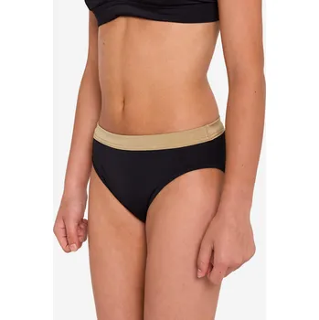 Dámské plavky DECATHLON Dívčí plavky spodní díl 900 Buddy 12 LET ČERNÁ