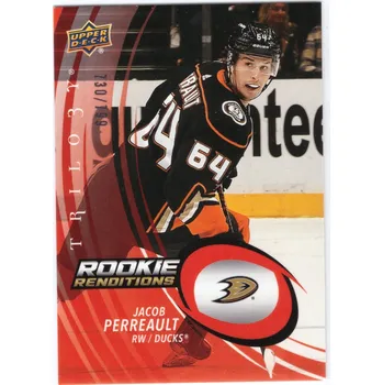 Sběratelská karetní hra 2022-23 UD Trilogy Jacob PERREAULT Rookie Renditions Limit 799