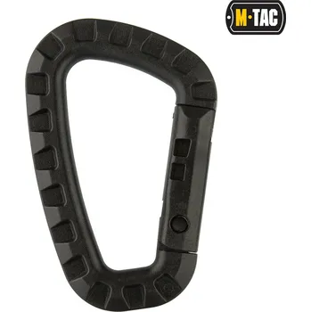 pomocná karabina M-Tac Plastic Carabiner černá (Karabina M-Tac Plastic Carabiner černá)