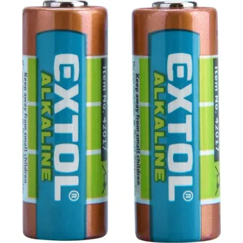 Článková baterie EXTOL ENERGY 42017 Baterie alkalické, 2ks, 12V (23A)