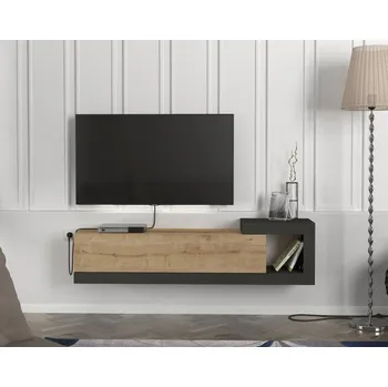 Televizní stolek Casarredo Závěsný televizní stolek VALGA sapphire/antracit