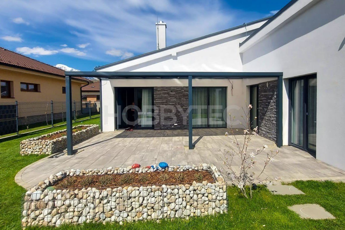 Typizovaná hliníková pergola HOBBY 7x3m