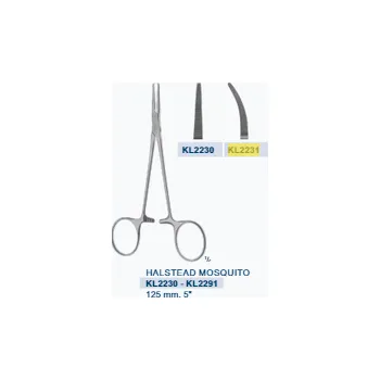 Pean Mosquito Halstead zahnutý, 125mm, Daily line