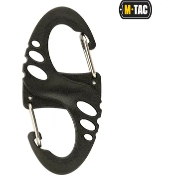 pomocná karabina M-Tac Plastic S-Hook Carabiner černá (Karabina M-Tac Plastic S-Hook Carabiner černá)