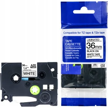 Pásek do tiskárny Laminovaná páska Aimotech 36 mm x 8 m, bílá