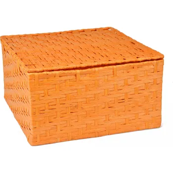 Úložný box Vingo Sada 3 úložných boxů s víkem oranžových