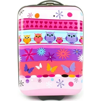 Madisson 65018H 23 l Malý dětský cestovní kufr sovy fialová