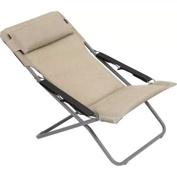 Zahradní lehátko Polohovací lehátko TRANSABED BeComfort hnědá Moka