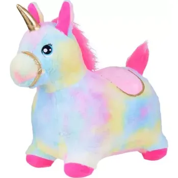 plyšák Plyšový nafukovací Jednorožec na skákání