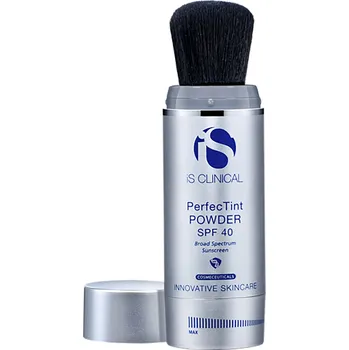Pleťový krém iS Clinical PerfecTint Powder SPF 40 - Ochranný pudr SPF 40 s ultrajemným štětcem 7 g Cream