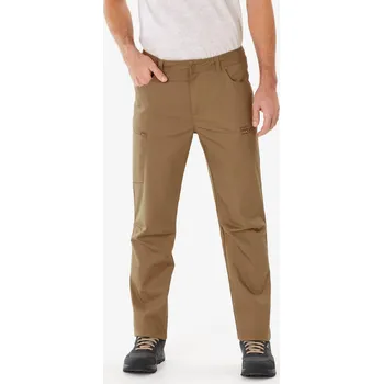 QUECHUA Pánské turistické kalhoty NH 500 Regular 2XL KAŠTANOVÁ