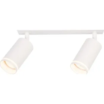 Bodové svítidlo Tracon SPGU10LMA2W Stropní nastavitelné bodové svítidlo, bílé 100-240VAC, 50Hz, 2xGU10, max.2x35W (Tracon SPGU10LMA2W)