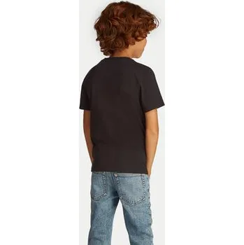 Pánské oblečení Calvin Klein Jeans T-Shirt Good Level IB0IB02456 Černá Regular Fit 14Y