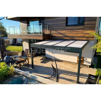 Pergola Typizovaná hliníková pergola HOBBY 4x4m