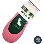 Bambusové neviditelné ponožky Aura.via 35-38 růžová