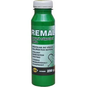 barva na zeď Barvy a Laky Teluria Barva tónovací zelená tekutá Remal 250 g.