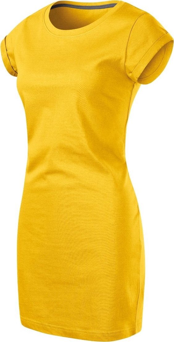 MALFINI® Dámské šaty Freedom 178 žlutá 2XL + Množstevní slevy