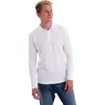 MALFINI® Pánská polokošile Pique Polo s dlouhým rukávem 221 bílá 3XL + Množstevní slevy