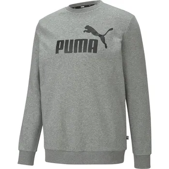 Pánská mikina Puma Men Essential Big Logo Crew Sweatshirt Grey S