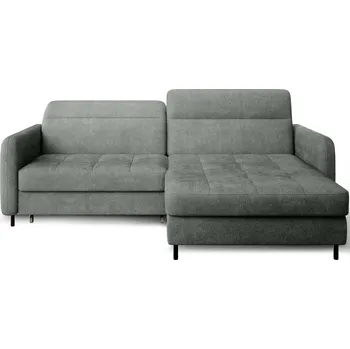 Sedací souprava Rohová rozkládací sedací souprava GOMSI 228 cm Touch 100 zelená pravá