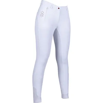 Jezdecké kalhoty HKM Rajtky Alexis HKM, s gripem, bílé 34