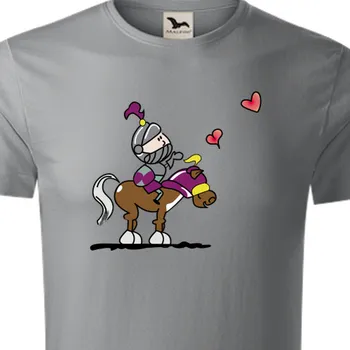 Pánské tričko Organická trička Pro páry | Bio tričko pro páry Rytíř