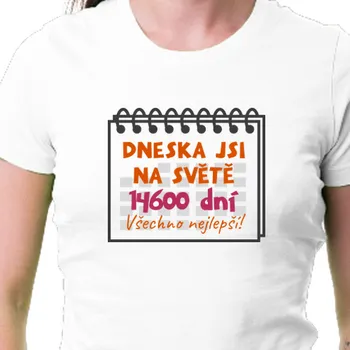 Dámské tričko Vyrobsitričko.cz Dámské tričko Bílá XL