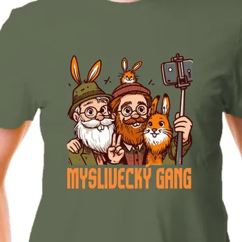 Tričko Myslivci | Triko pro myslivce Myslivecký gang