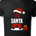 Organická trička Vánoce | Vánoční bio tričko Santa