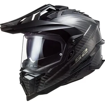 Helma na motorku LS2 Helmets LS2 MX701 C EXPLORER GLOSS CARBON-06 - M
