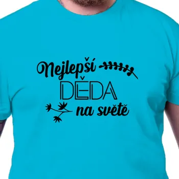 Pánské tričko Tričko Pro dědečka | Tričko Nej děda na světě
