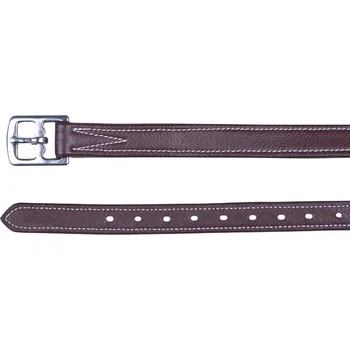 Jezdectví Třmenové řemeny kožené HKM Flexi Černá 105 cm