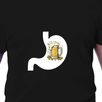 Tričko Vtipná | Tričko pro něj párové Pivo v břiše