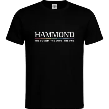 Pánské tričko Tričko Hammond | Text Druh: Pánské, Barva: Černá, Velikost: XL