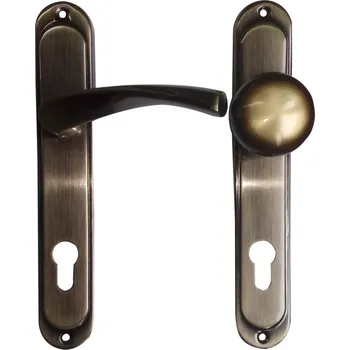 Dveřní kování TRITOOLS Dveřní kování Atena | V90, patyna, pravá klika, koule