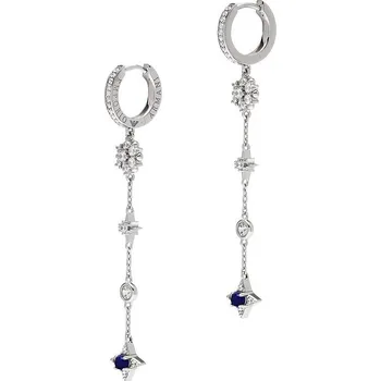 Náušnice Emporio Armani Dlouhé stříbrné náušnice s kubickými zirkony EG3602040 + 2 měsíce na vrácení zboží