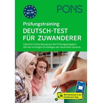Německý jazyk PONS Prüfungstraining Deutsch-Test für Zuwanderer [DE] (2025, Brožovaná, Pons Langenscheidt GmbH)