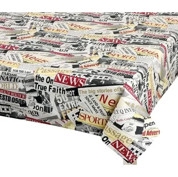 ubrus Ubrus ADÉLA Červená,Černá,Bílá BX1001265 - 50x50 cm