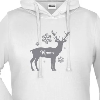 Dámská mikina Mikina Vánoce | Dámská mikina Deer mama