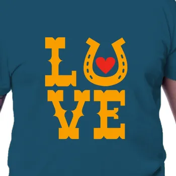 Pánské tričko Tričko Koně a koňáci | Tričko Podkova love