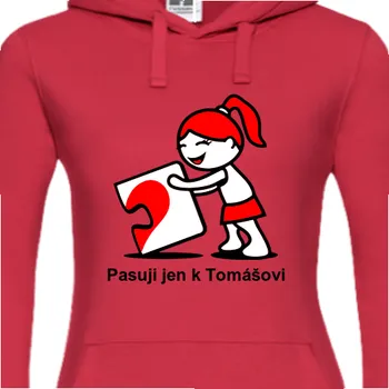 Dámská mikina Mikina Pro páry | Mikina pro páry Puzzlíci pro ni