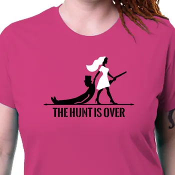 Dámské tričko Tričko Rozlučka se svobodou | Dámské tričko The hunt is over