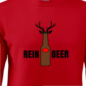 Pánská mikina Mikina Vánoce | Mikina Rein-Beer