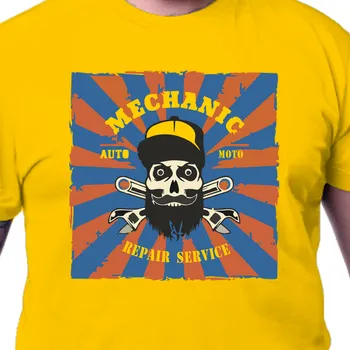 Tričko Auta a motorky | Tričko Mechanic