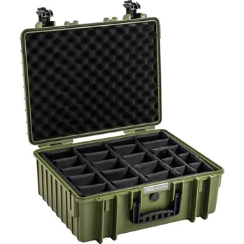 Ochrana fotoaparátu a videokamery B&W Outdoor Cases Type 6000 / Bronze green (divider system)