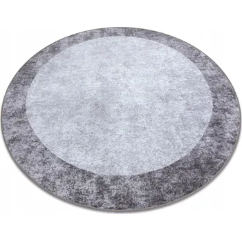 Koberec KOBEREC PRATELNÝ PROTIKLASNÝ kulatý 100 cm MELANŽOVANÝ S EFEKTEM ODŘENÍ #BR472